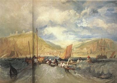 Joseph Mallord William Turner Hastings:Deep-sea fishing (mk31) china oil painting image